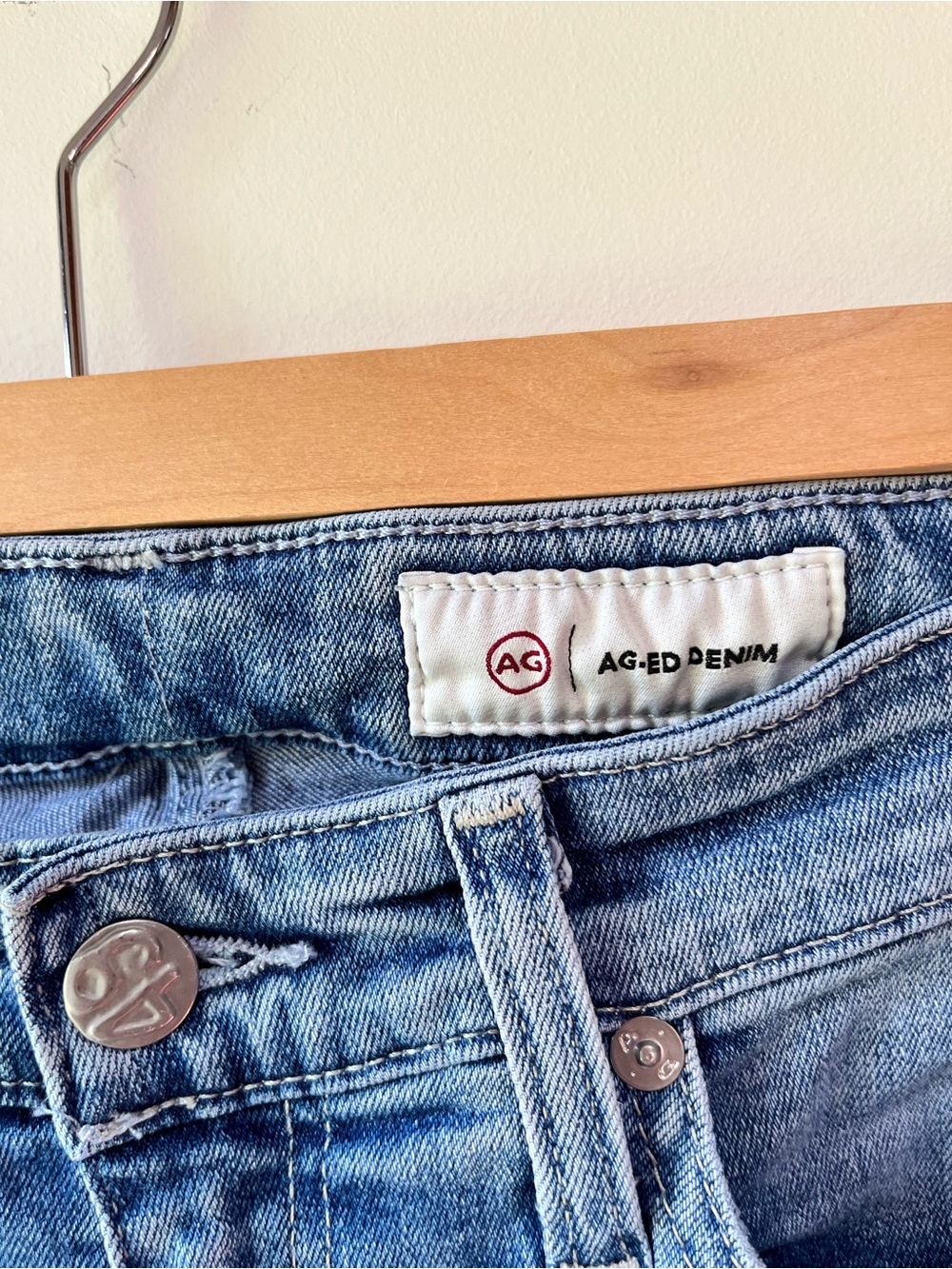 AG Adriano Goldschmied Farrah Boot Cut Crop Light Wash Size 25 - Picture 6 of 10